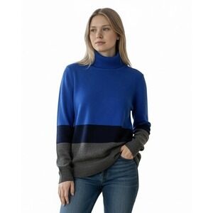 Talbots 100% Cashmere Turtleneck  Sweater Size S Classic Quiet Luxury Old Money